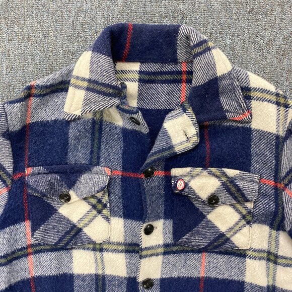 Vintage plaid wool jacket - Picture 4 of 4